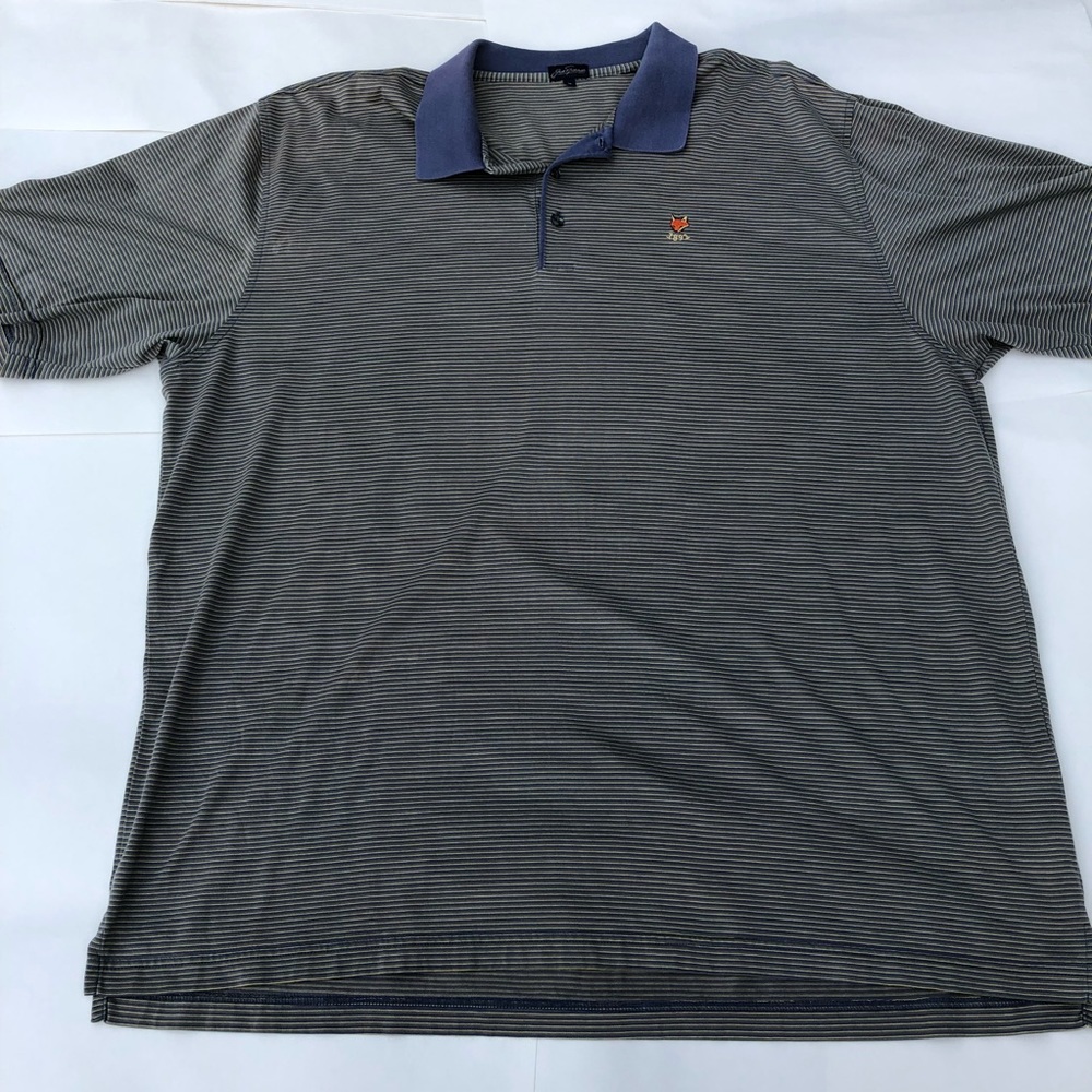 Lot of 2 Jack Nicklaus 100% Cotton Golf Polos XL VG condition Blue & Red